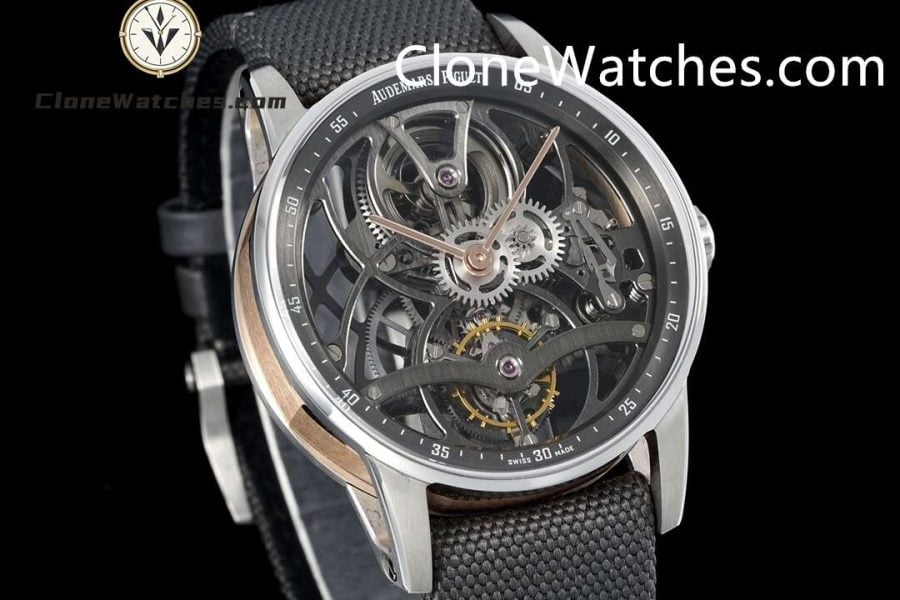 Audemars Piguet Super Clone Watches 1:1 Code 11.59 Tourbillon Black Openworked 26600CR 41mm - Image 2