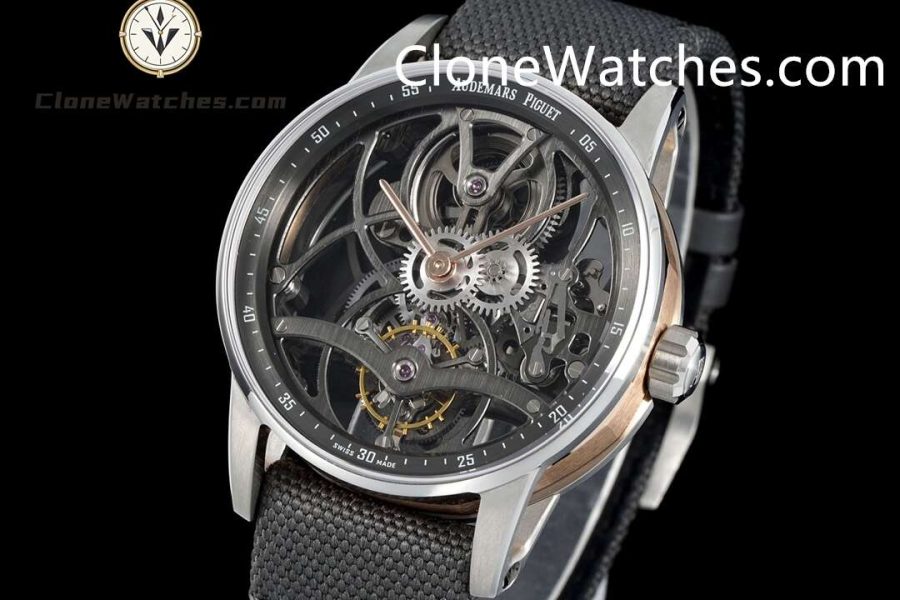 Audemars Piguet Super Clone Watches 1:1 Code 11.59 Tourbillon Black Openworked 26600CR 41mm - Image 3