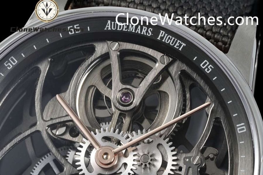 Audemars Piguet Super Clone Watches 1:1 Code 11.59 Tourbillon Black Openworked 26600CR 41mm - Image 4