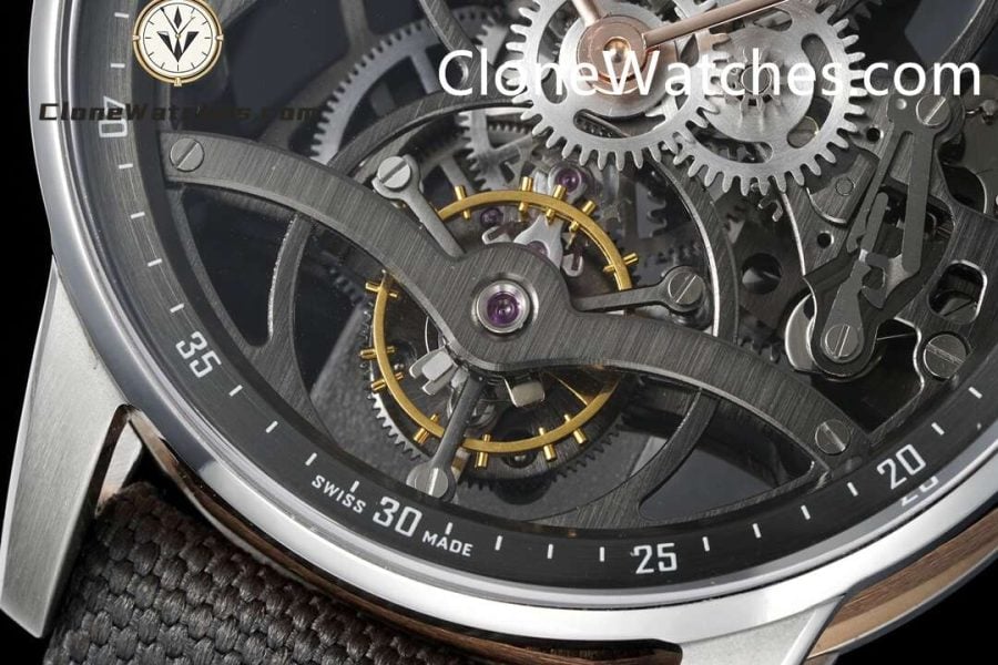 Audemars Piguet Super Clone Watches 1:1 Code 11.59 Tourbillon Black Openworked 26600CR 41mm - Image 5