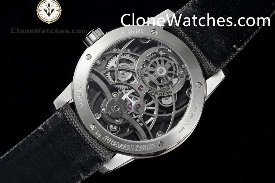 Audemars Piguet Super Clone Watches 1:1 Code 11.59 Tourbillon Black Openworked 26600CR 41mm - Image 8