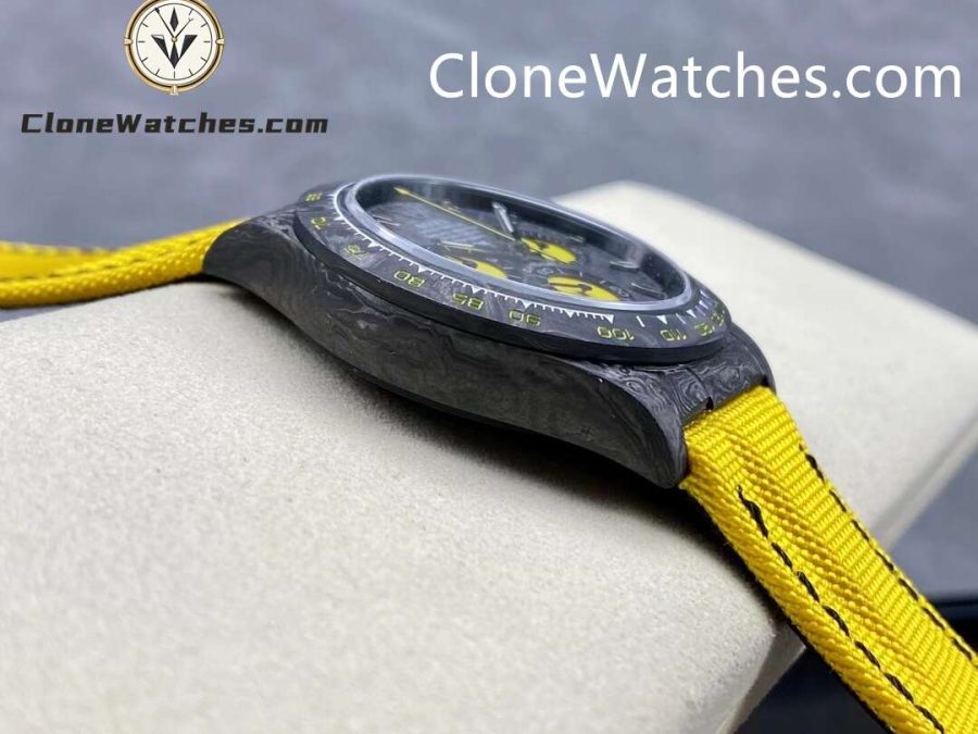 Modified Super Clone Watches 1:1 DiW Rolex Daytona NTPT Carbon "LEMON EDITION" - Image 6