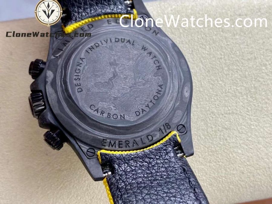 Modified Super Clone Watches 1:1 DiW Rolex Daytona NTPT Carbon "LEMON EDITION" - Image 7