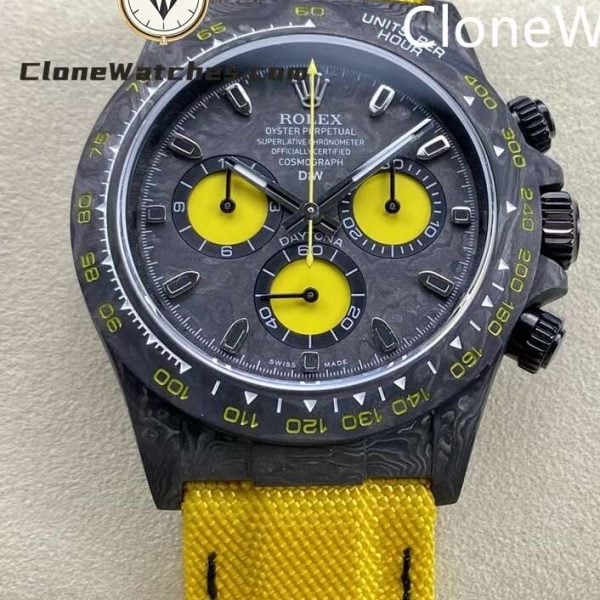 Super Clone Watches – Modified DiW Rolex Daytona "LEMON EDITION"