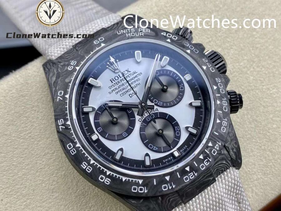 Modified Super Clone Watches 1:1 DiW Rolex Daytona NTPT Carbon "CREAM 41mm" - Image 2