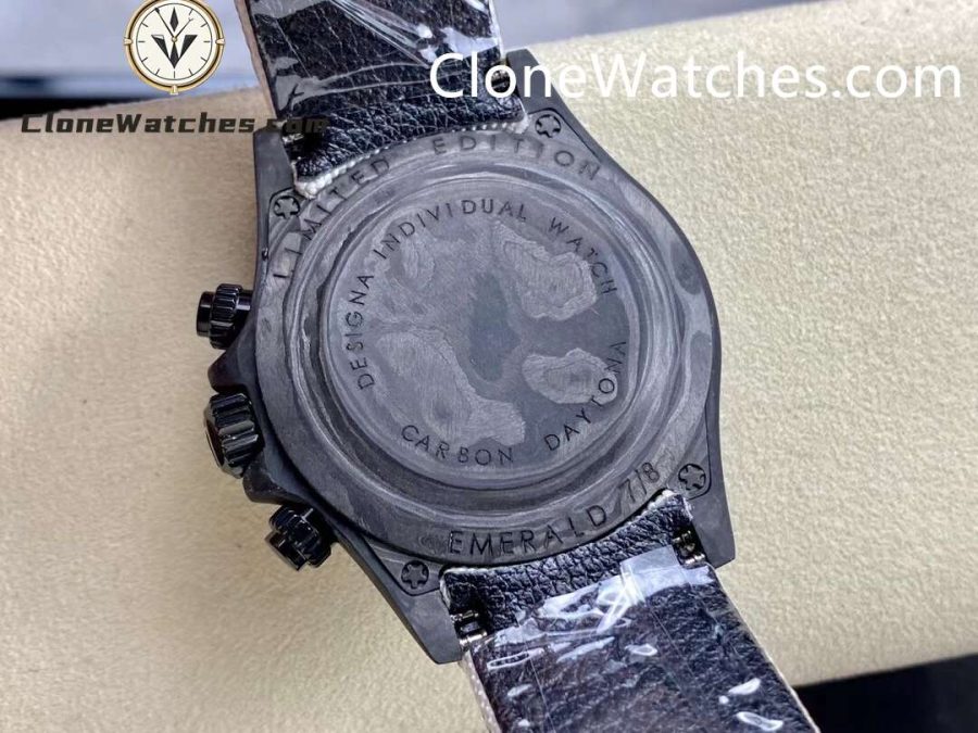 Modified Super Clone Watches 1:1 DiW Rolex Daytona NTPT Carbon "CREAM 41mm" - Image 7