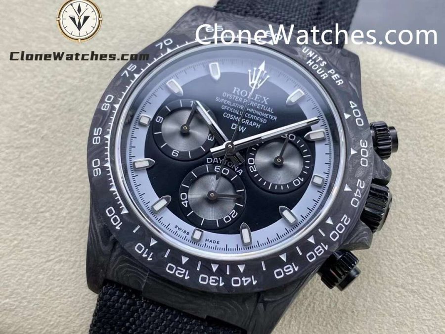 Modified Super Clone Watches 1:1 DiW Rolex Daytona NTPT Carbon “CREAM INVERT" - Image 3