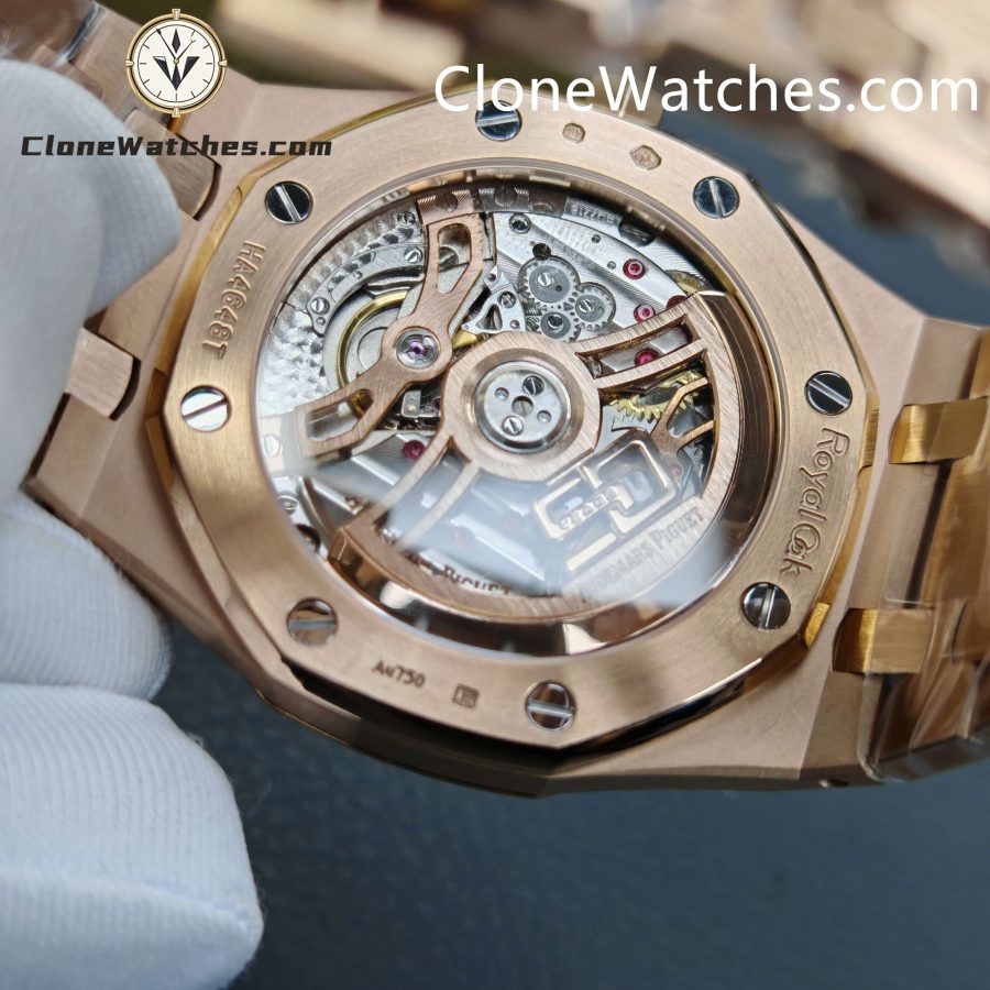 Audemars Piguet Super Clone Watches 1:1 Royal Oak"Jumbo" Extra-Thin "50th Anniversary" 16202 Smoked Grey Dial 39MM - Image 7