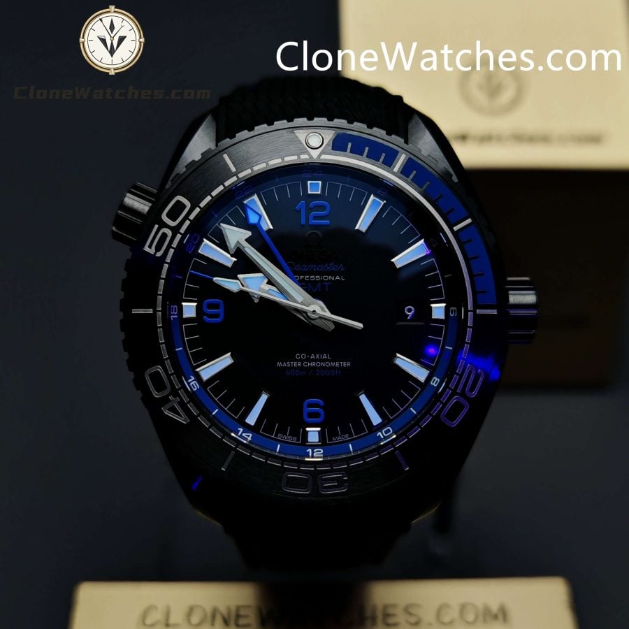 OMEGA Super Clone Watches 1:1 Seamaster Planet Ocean 600m Deep Black 215.92.46.22.01.002 45.5MM - Image 2