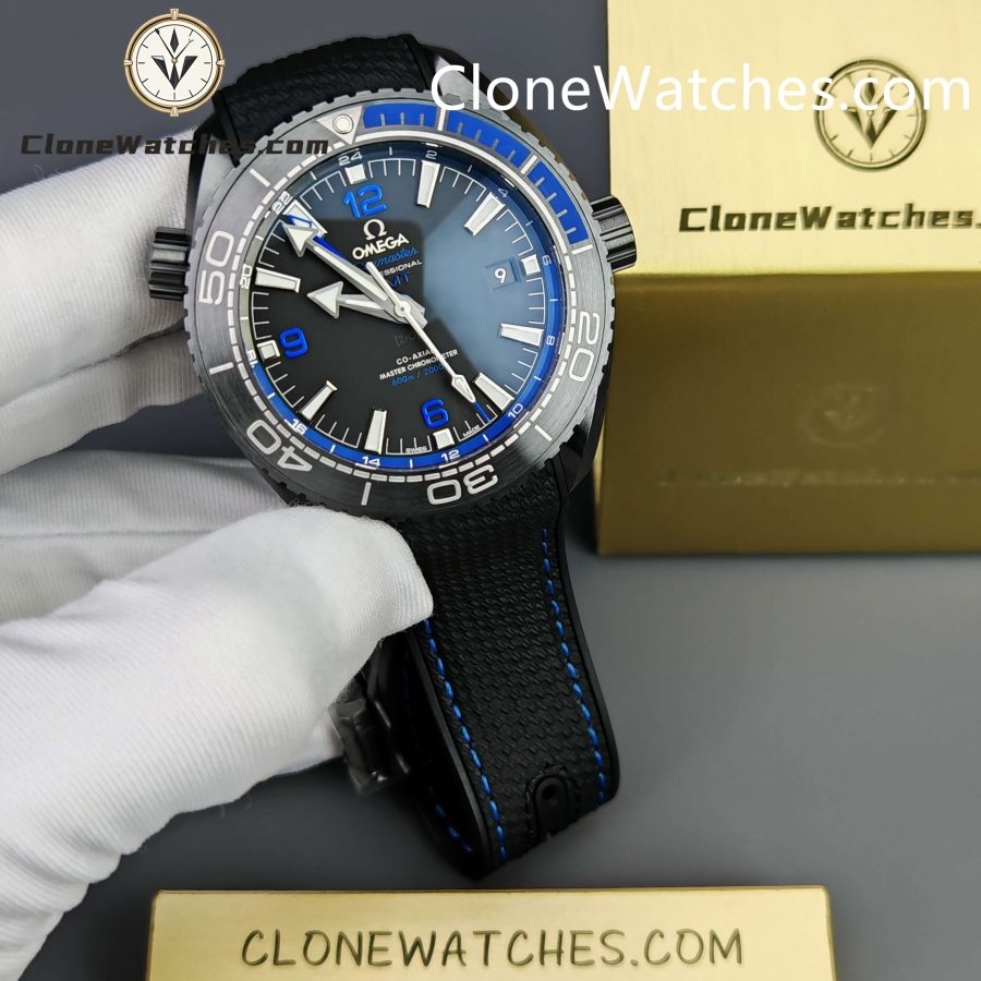 OMEGA Super Clone Watches 1:1 Seamaster Planet Ocean 600m Deep Black 215.92.46.22.01.002 45.5MM - Image 4