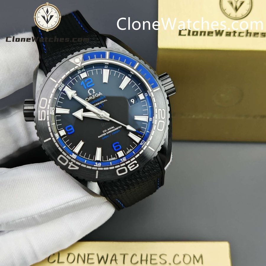 OMEGA Super Clone Watches 1:1 Seamaster Planet Ocean 600m Deep Black 215.92.46.22.01.002 45.5MM - Image 5