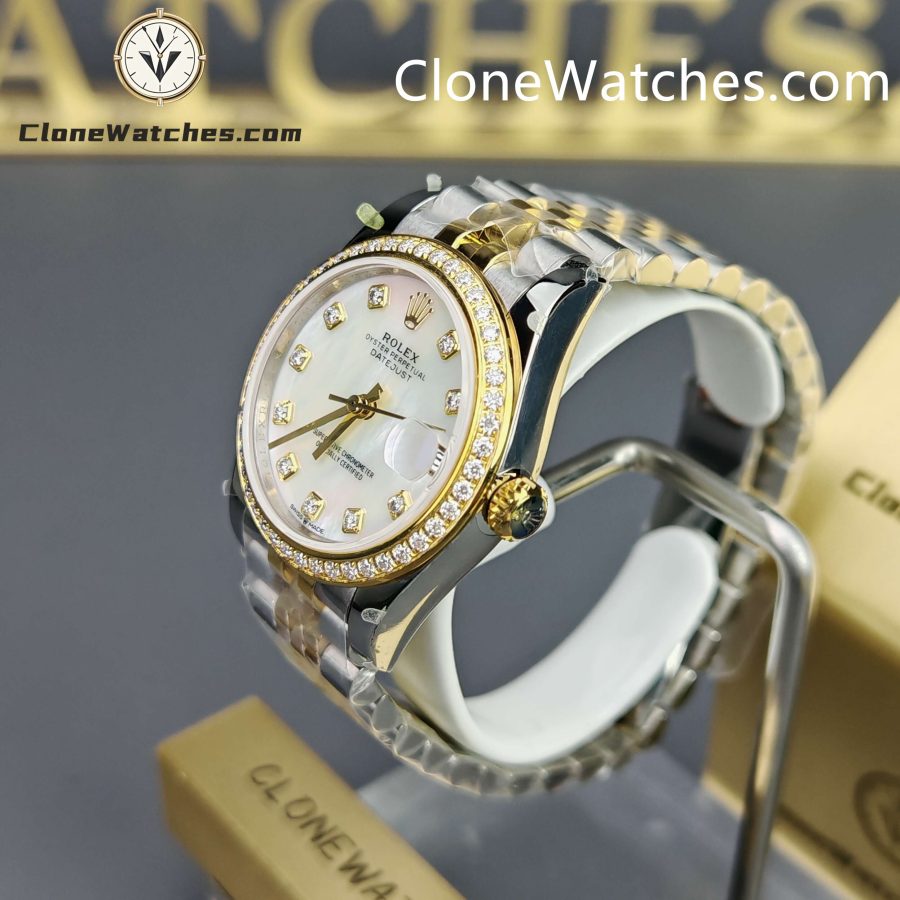 Rolex Super Clone Watches 1:1 DateJust m278383rbr-0028 Jubilee 31MM 2236 Movement - Image 2
