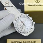 OMEGA Super Clone Watches 1:1 Speedmaster Dark Side of the Moon 311.93.44.51.04.002 44.25mm White Side of the Moon - Image 5