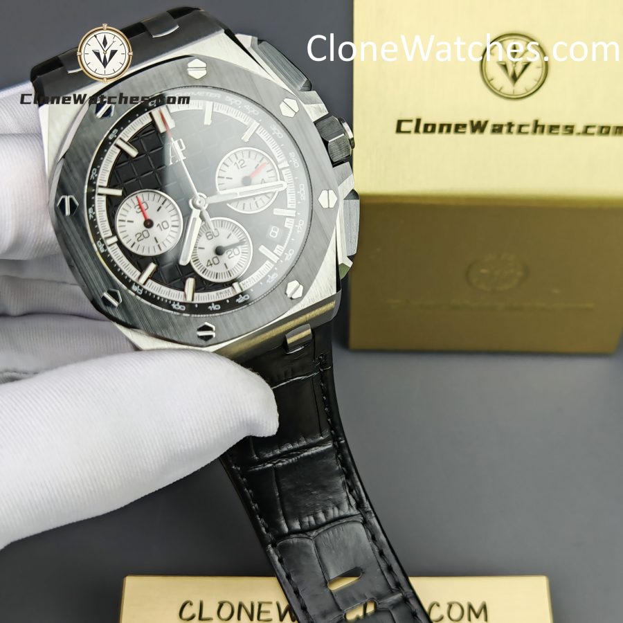 Audemars Piguet Super Clone Watches 1:1 Royal Oak Offshore Black Dial 26420 Selfwinding Chronograph - Image 4