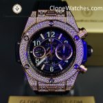 Hublot Super Clone Watches 1:1 Big Bang Unico King Gold Pavé 42 mm 441.OX.1181.RX.1704 - Image 2