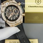 Hublot Super Clone Watches 1:1 Big Bang Unico King Gold Pavé 42 mm 441.OX.1181.RX.1704 - Image 4