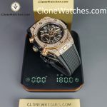Hublot Super Clone Watches 1:1 Big Bang Unico King Gold Pavé 42 mm 441.OX.1181.RX.1704 - Image 16