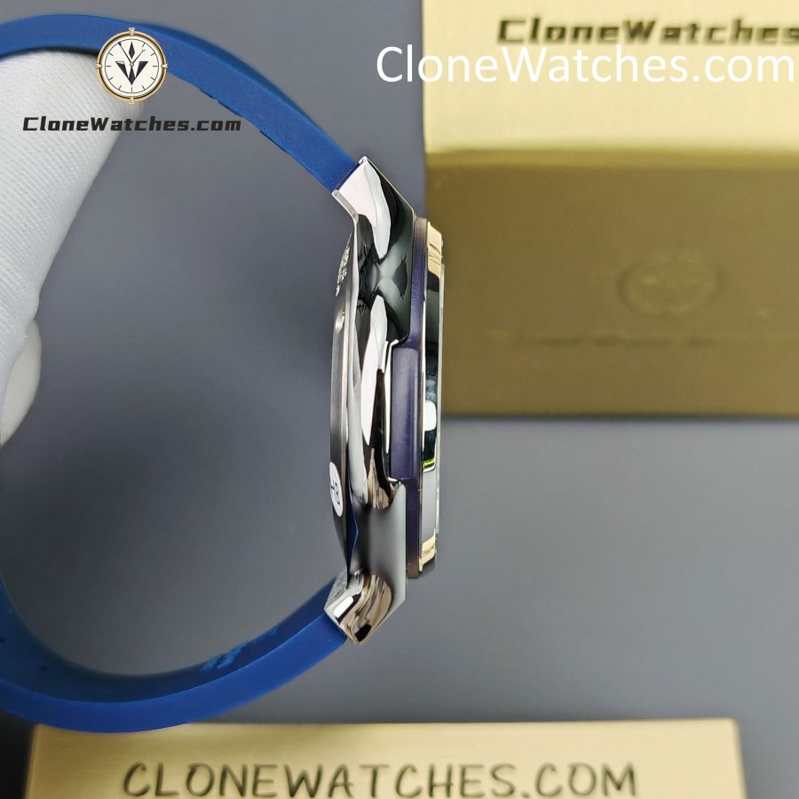 Hublot Super Clone Watches 1:1 Classic Fusion Titanium Blue Diamonds 38MM 565.NX.7170.RX.1204 - Image 8