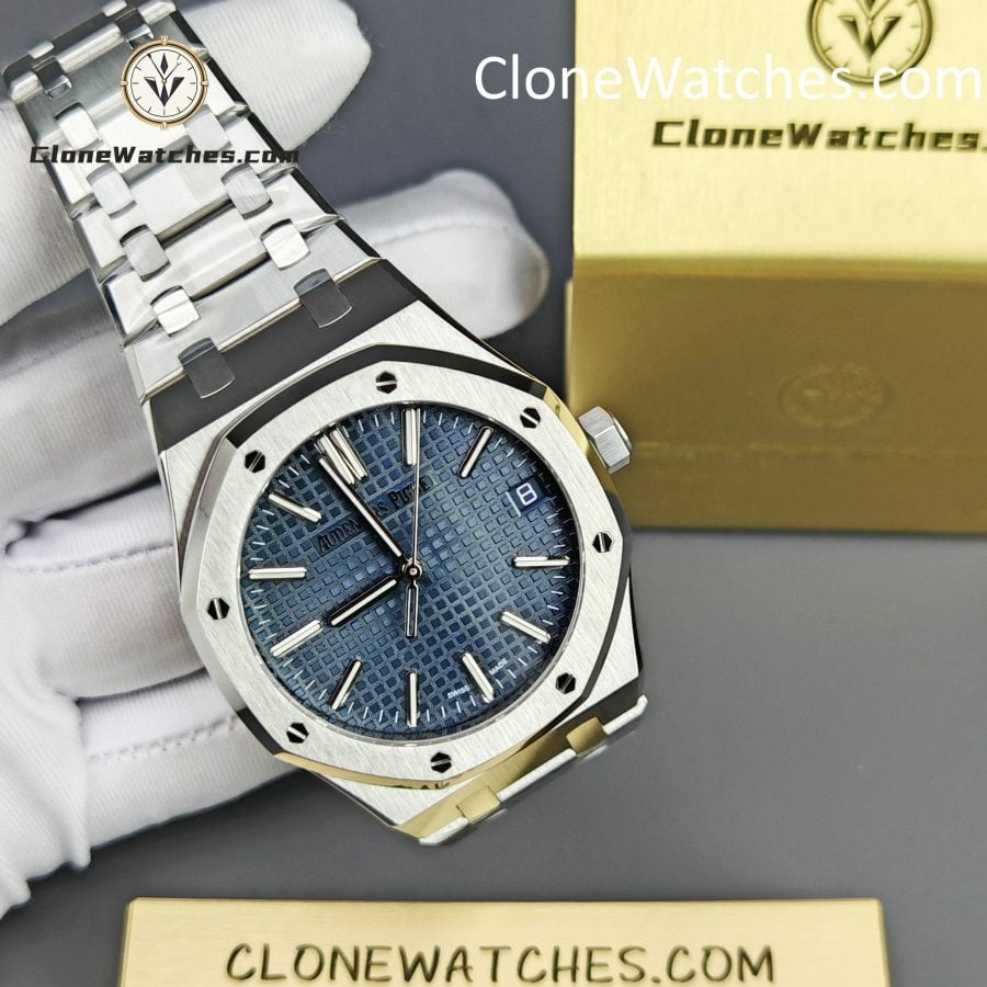 Audemars Piguet Super Clone Watches 1:1 Royal Oak 15510 Blue Dial 41MM Selfwinding - Image 5