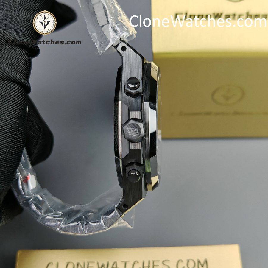 Audemars Piguet Super Clone Watches 1:1 Royal Oak All Black Dial 26240 Selfwinding Chronograph - Image 8