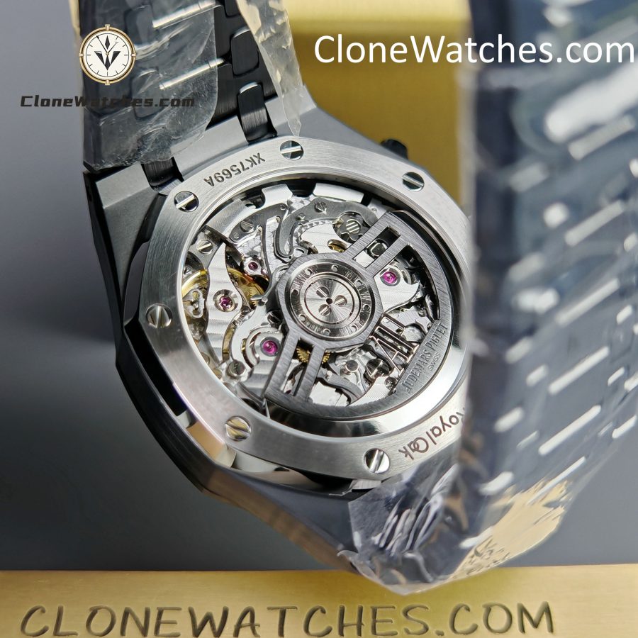Audemars Piguet Super Clone Watches 1:1 Royal Oak All Black Dial 26240 Selfwinding Chronograph - Image 12