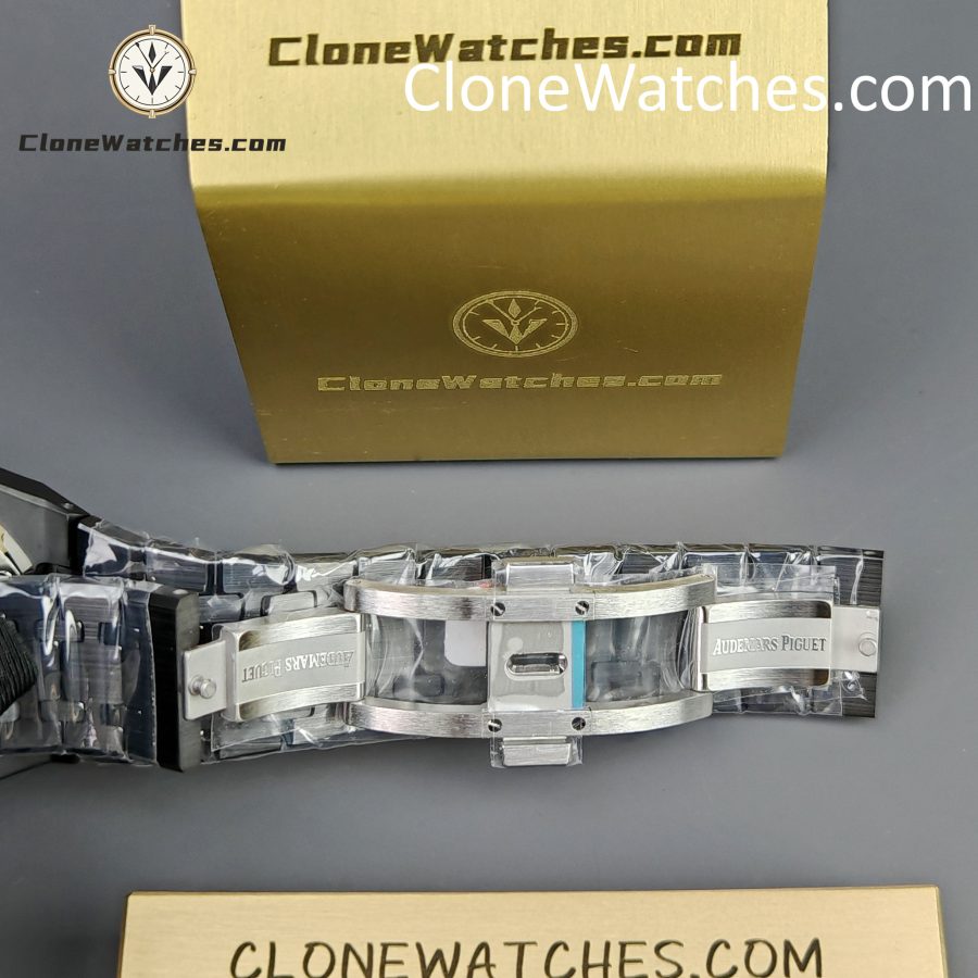 Audemars Piguet Super Clone Watches 1:1 Royal Oak All Black Dial 26240 Selfwinding Chronograph - Image 13