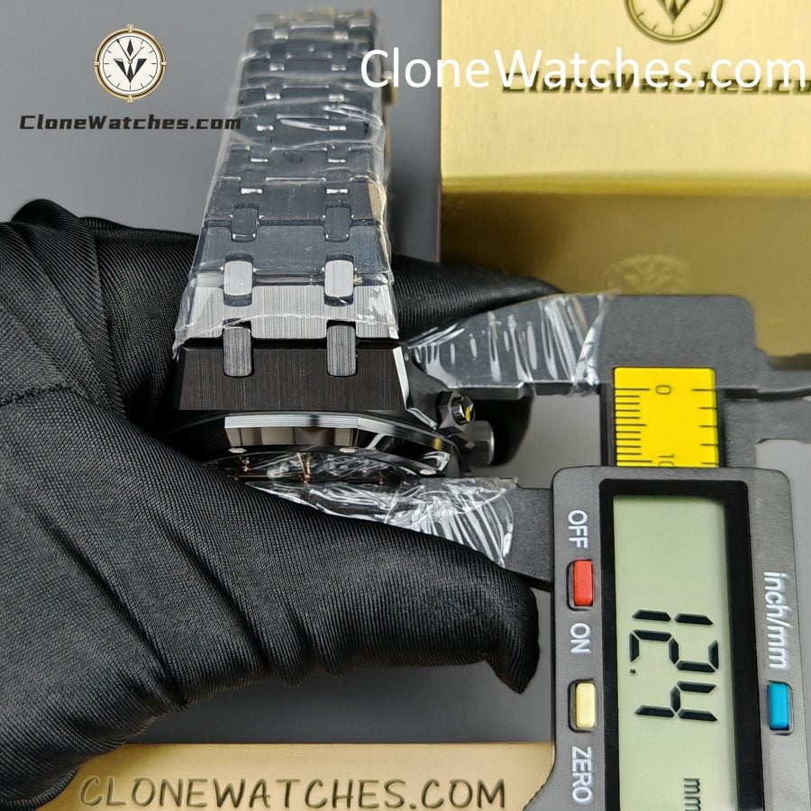 Audemars Piguet Super Clone Watches 1:1 Royal Oak All Black Dial 26240 Selfwinding Chronograph - Image 15