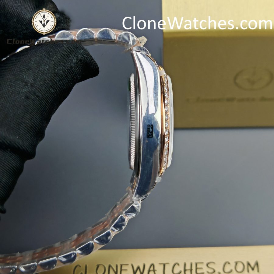 Rolex Super Clone Watches 1:1 DateJust m278381rbr-0026 Jubilee 31MM 2236 Movement - Image 8