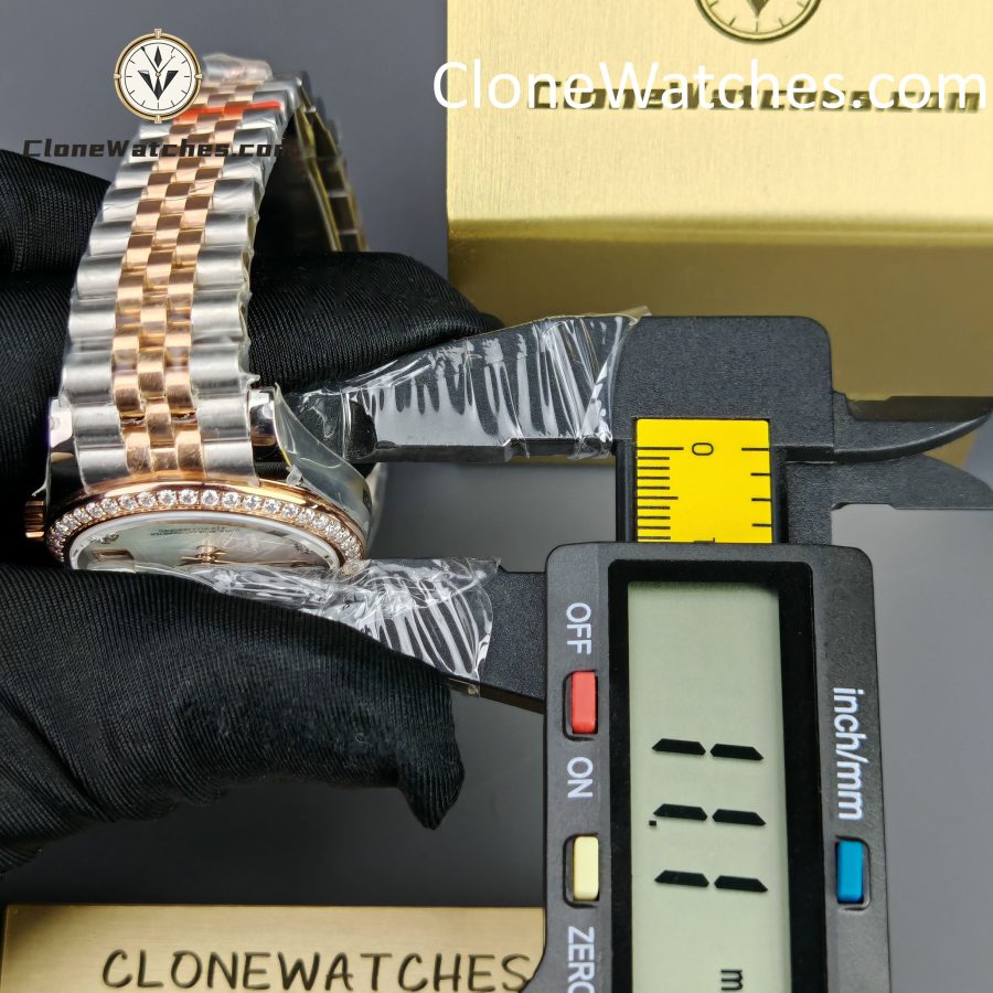 Rolex Super Clone Watches 1:1 DateJust m278381rbr-0026 Jubilee 31MM 2236 Movement - Image 14