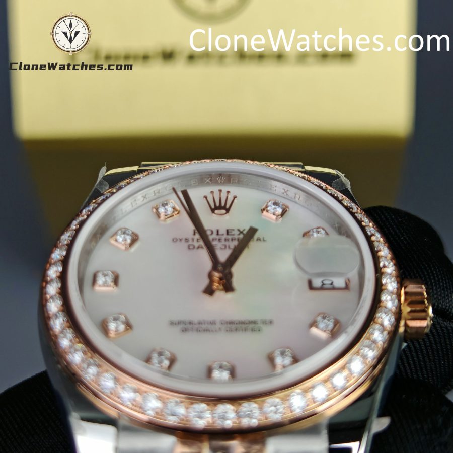 Rolex Super Clone Watches 1:1 DateJust m278381rbr-0026 Jubilee 31MM 2236 Movement - Image 10