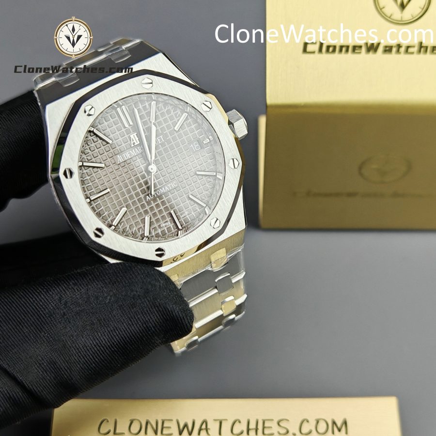 Audemars Piguet Super Clone Watches 1:1 Royal Oak 15450 Grey Dial 37MM - Image 4