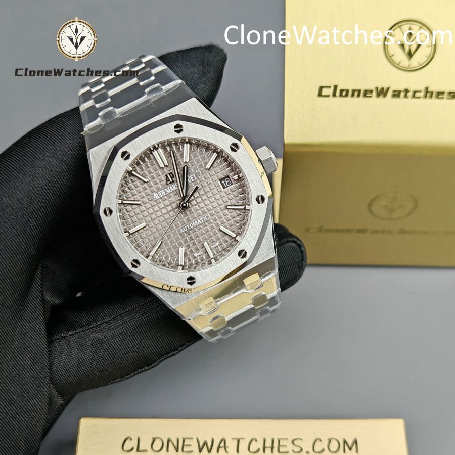 Audemars Piguet Super Clone Watches 1:1 Royal Oak 15450 Grey Dial 37MM - Image 6