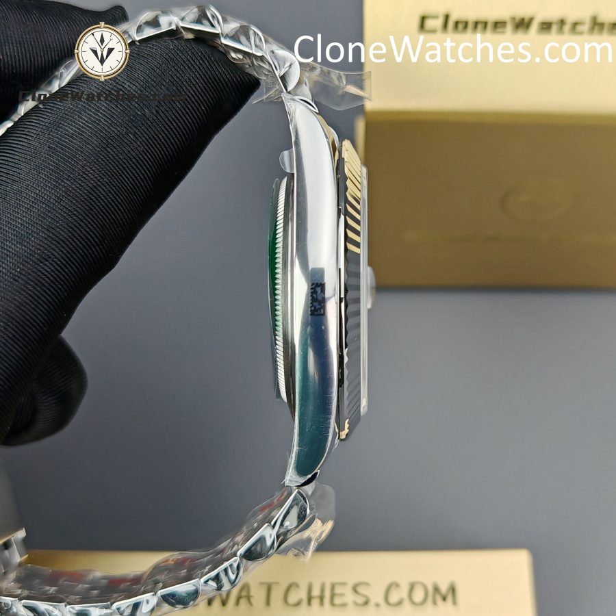 Rolex Super Clone Watch 1:1 DateJust Water Ripple Green Dial m126334-0030 Jubilee 41MM 3235 Movement - Image 9