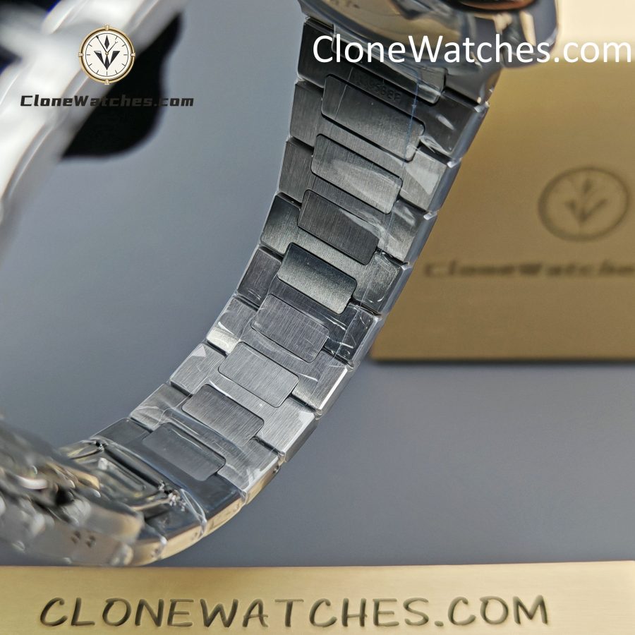 Patek Philippe Super Clone Watches 1:1 Nautilus White Dial Diamond Frame 7118/1200A-010 35.2 mm - Image 10