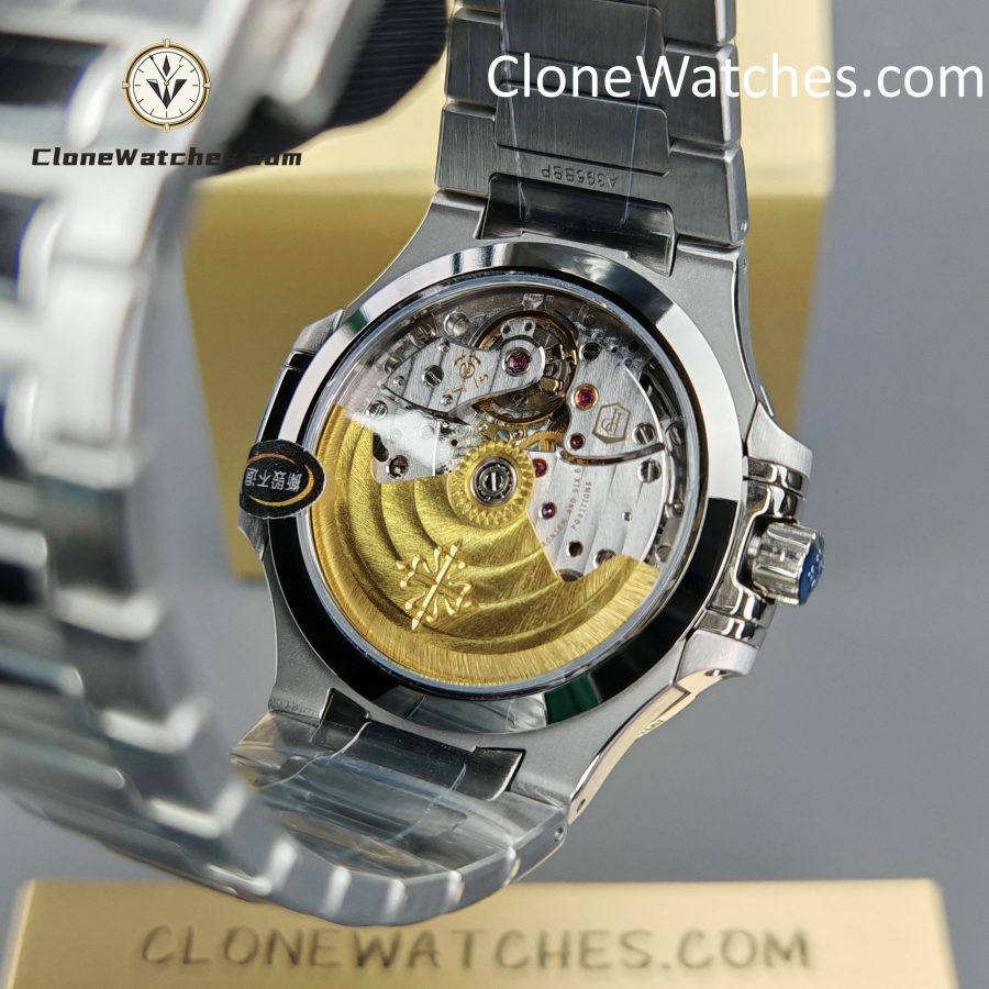 Patek Philippe Super Clone Watches 1:1 Nautilus White Dial Diamond Frame 7118/1200A-010 35.2 mm - Image 11