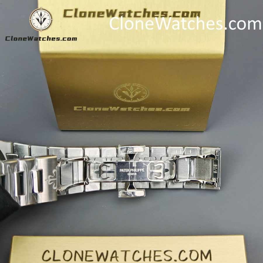 Patek Philippe Super Clone Watches 1:1 Nautilus White Dial Diamond Frame 7118/1200A-010 35.2 mm - Image 13