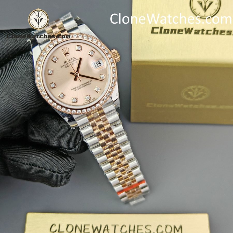 Rolex Super Clone Watches 1:1 DateJust m278381rbr-0024 Jubilee 31MM 2236 Movement - Image 3