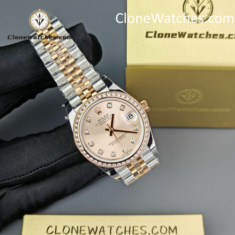 Rolex Super Clone Watches 1:1 DateJust m278381rbr-0024 Jubilee 31MM 2236 Movement - Image 4