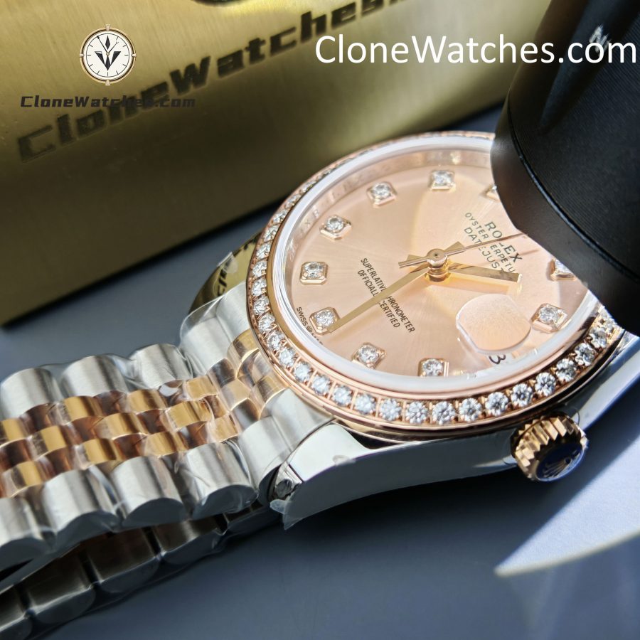 Rolex Super Clone Watches 1:1 DateJust m278381rbr-0024 Jubilee 31MM 2236 Movement - Image 14