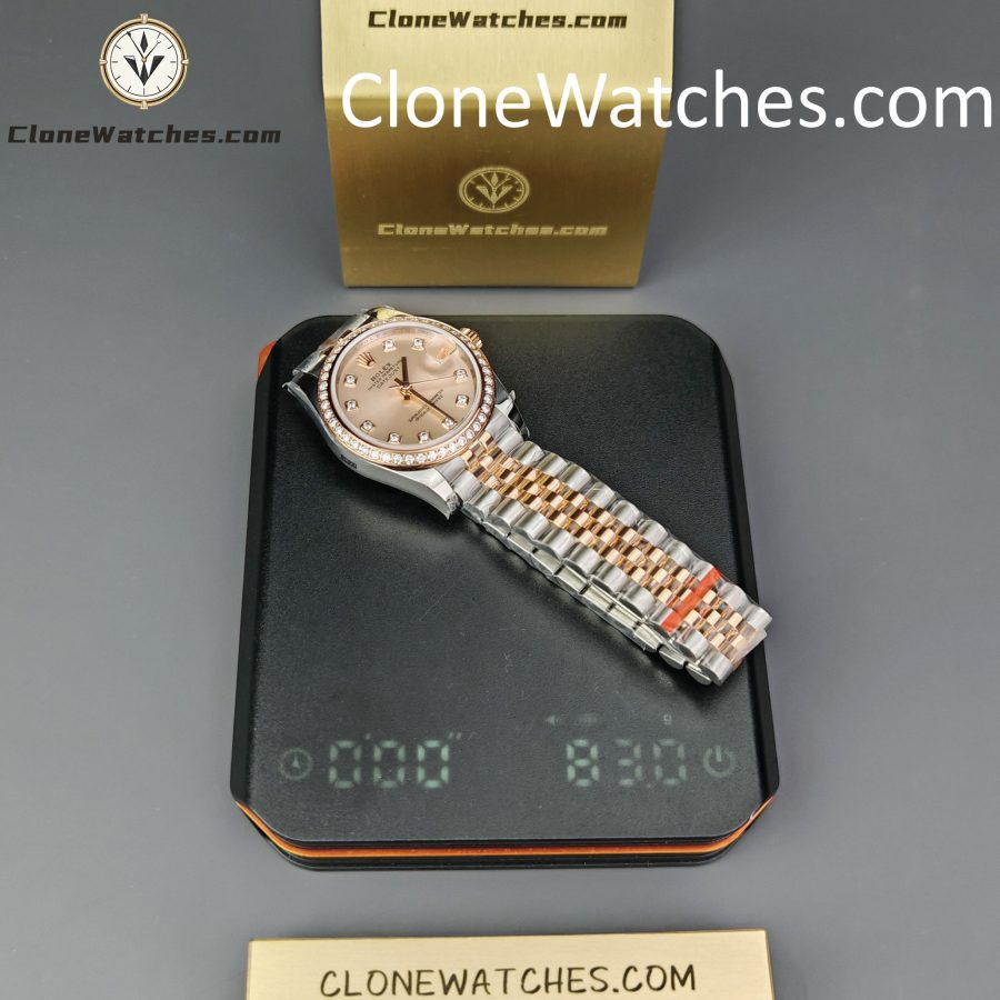 Rolex Super Clone Watches 1:1 DateJust m278381rbr-0024 Jubilee 31MM 2236 Movement - Image 16