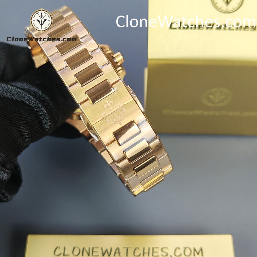 Patek Philippe Super Clone Watches 1:1 Nautilus Rose Gold 7118/1300R-001 35.2 mm - Image 5