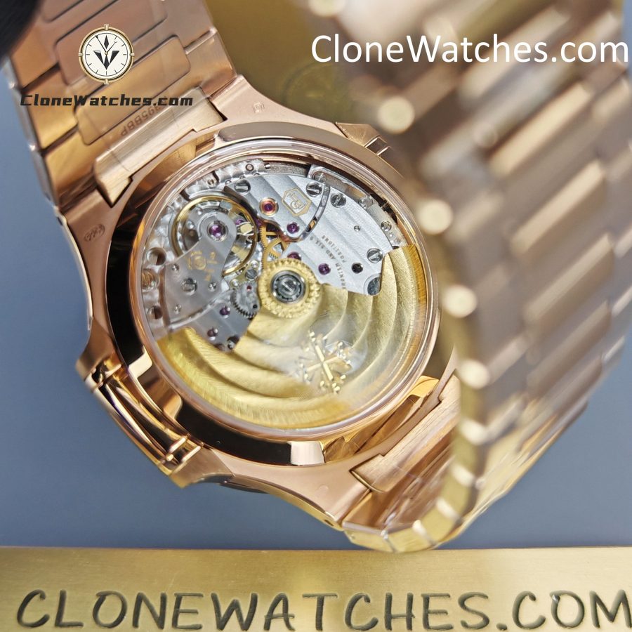 Patek Philippe Super Clone Watches 1:1 Nautilus Rose Gold 7118/1300R-001 35.2 mm - Image 9