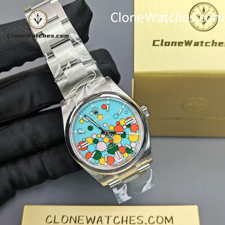 Rolex Super Clone Watches 1:1 Oyster Perpetual Celebration Dial 36mm m126000-0009 3230 Movement - Image 5