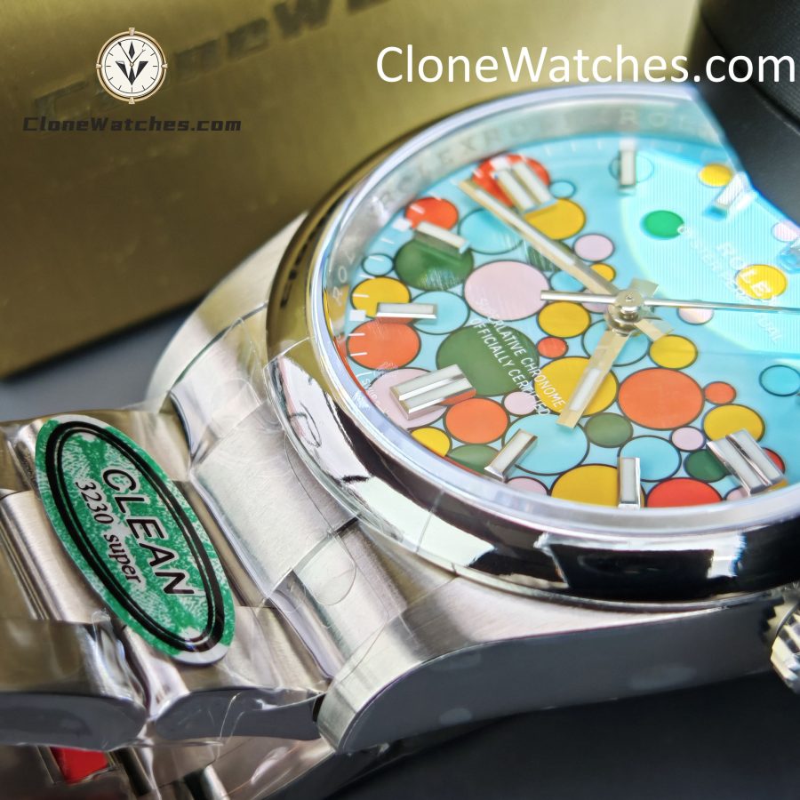 Rolex Super Clone Watches 1:1 Oyster Perpetual Celebration Dial 36mm m126000-0009 3230 Movement - Image 15