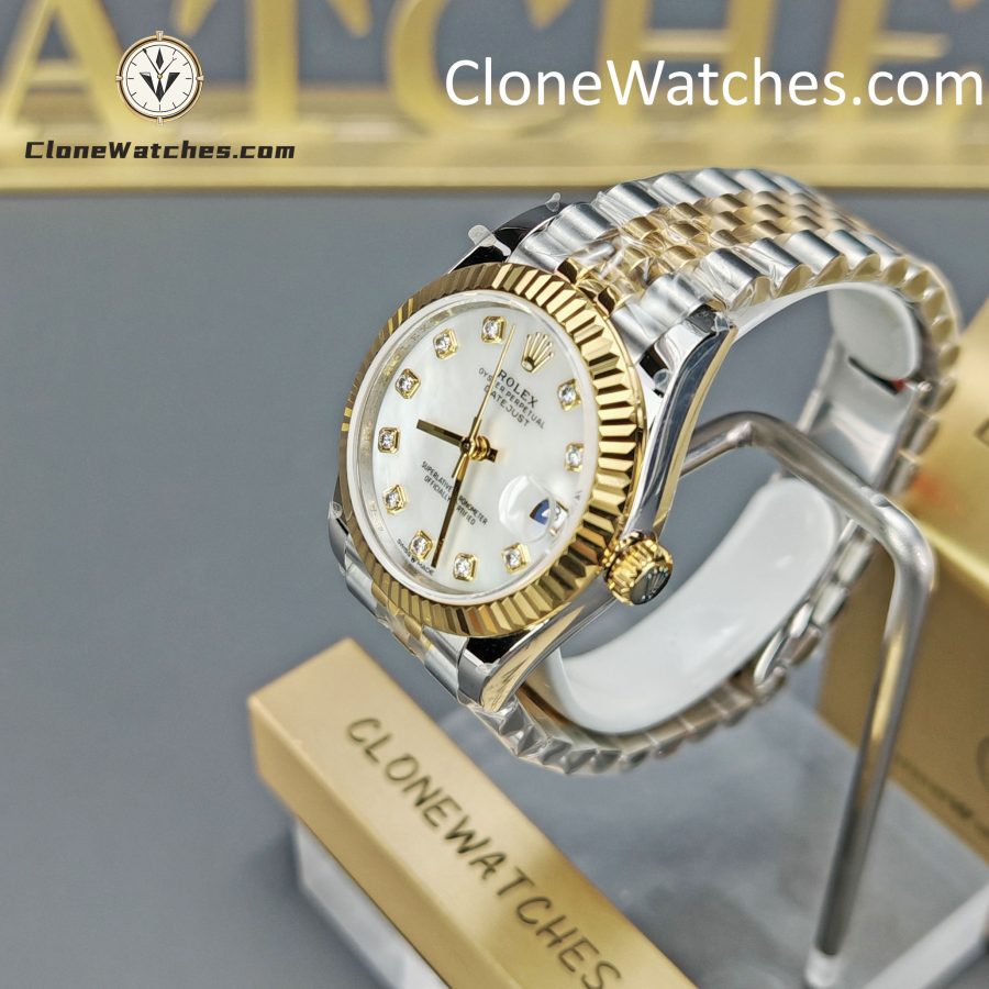 Rolex Super Clone Watches 1:1 DateJust m278273-0028 Jubilee 31MM 2236 Movement - Image 2