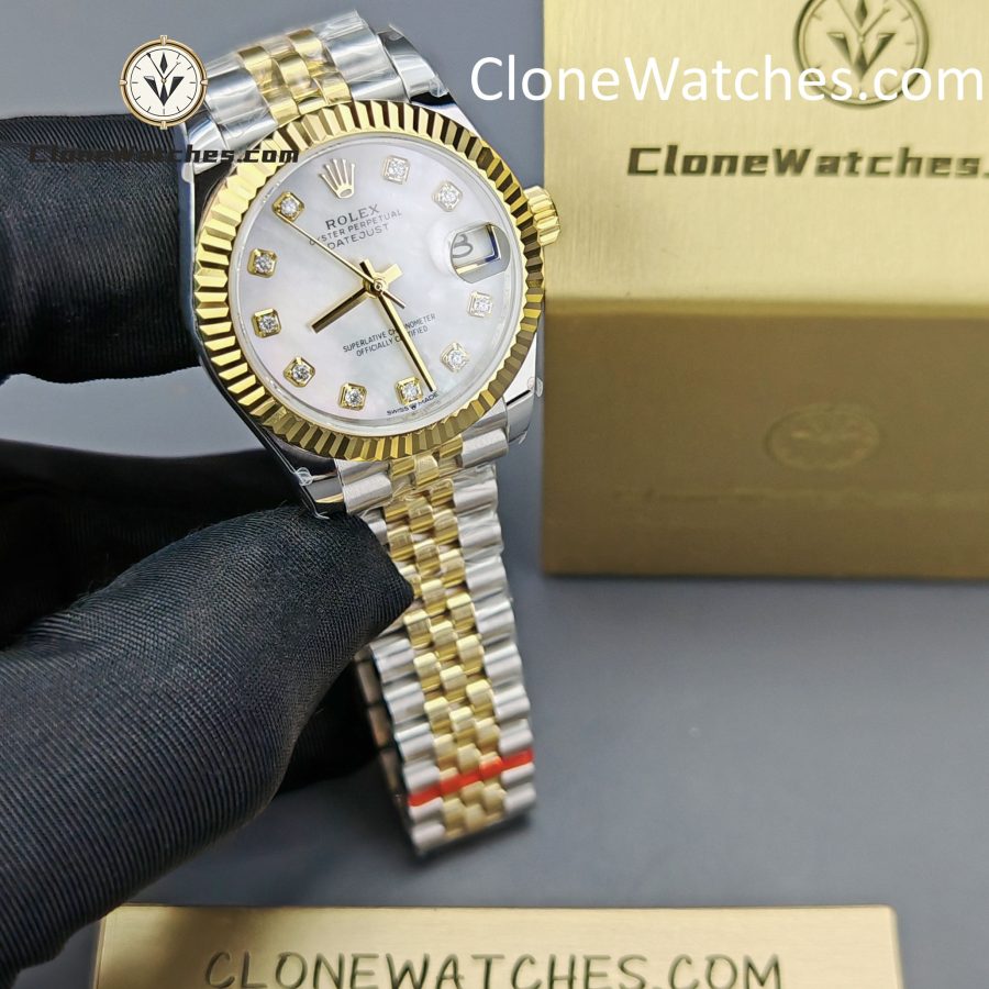Rolex Super Clone Watches 1:1 DateJust m278273-0028 Jubilee 31MM 2236 Movement - Image 3