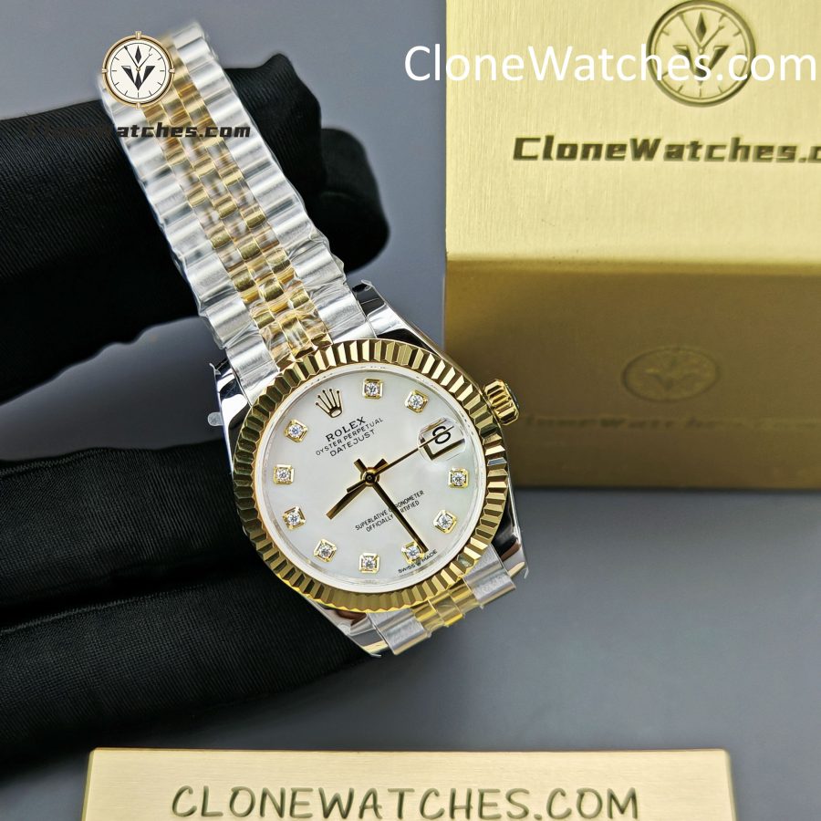 Rolex Super Clone Watches 1:1 DateJust m278273-0028 Jubilee 31MM 2236 Movement - Image 4
