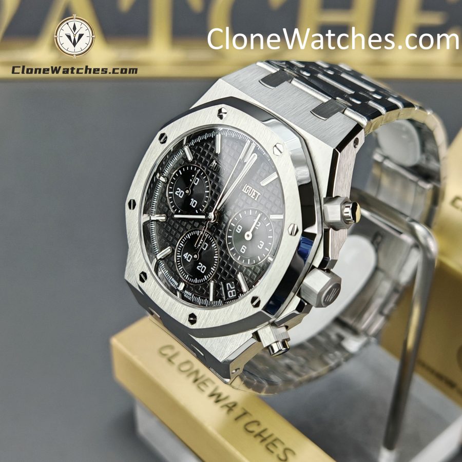 Audemars Piguet Super Clone Watches 1:1 Royal Oak Black Dial 26240 Selfwinding Chronograph - Image 3