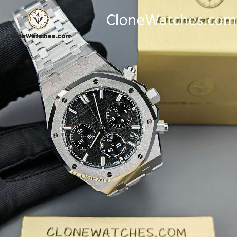 Audemars Piguet Super Clone Watches 1:1 Royal Oak Black Dial 26240 Selfwinding Chronograph - Image 5