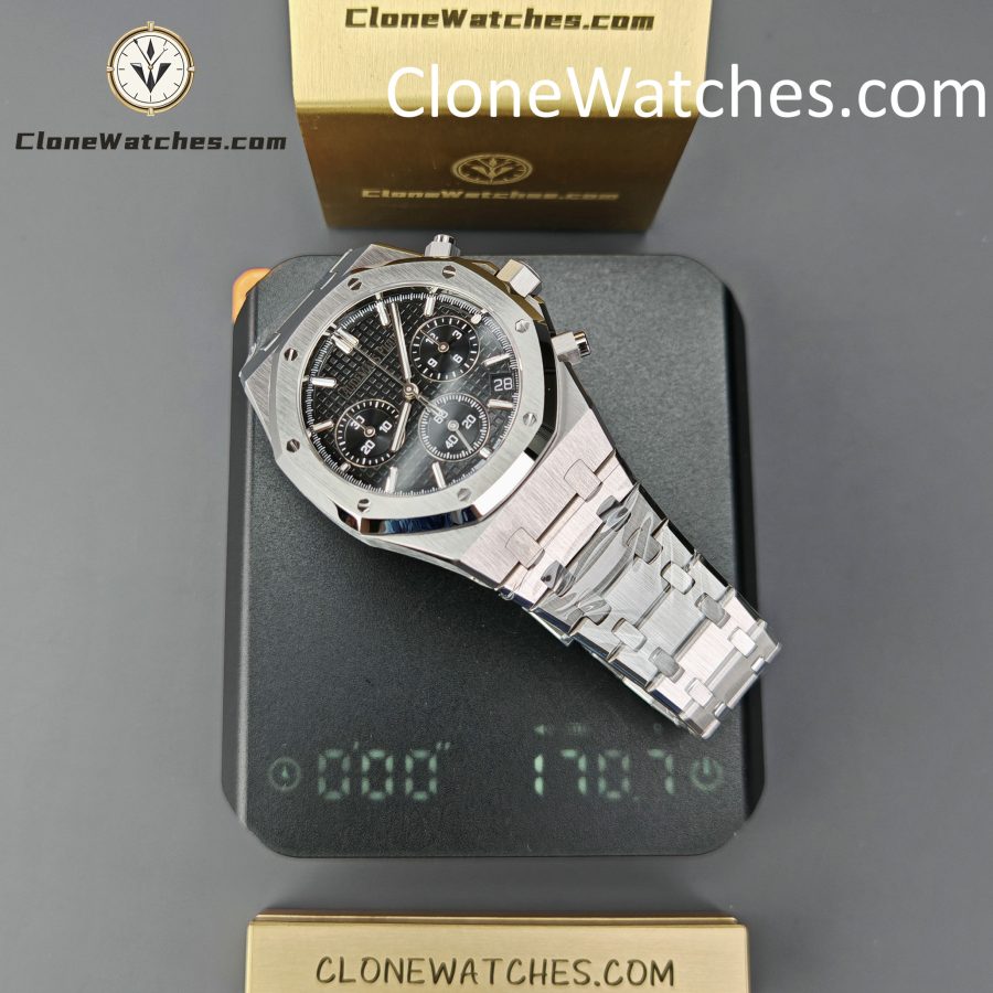 Audemars Piguet Super Clone Watches 1:1 Royal Oak Black Dial 26240 Selfwinding Chronograph - Image 16